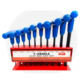 10 Piece T Handle Hex Key Set
