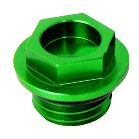 MX Pro Honda/Kawasaki/Yamaha Green Oil Filler Plug 