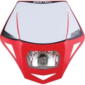 RTech Headlight Assy Genesis E9 Cert Park Light & Halogen Red