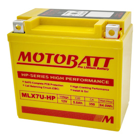 Motobatt Pro Lithium MLX7U-HP Battery