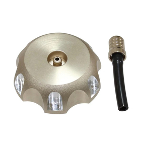 Psychic MX Honda Suzuki Kawasaki Alloy Fuel Cap - Silver