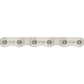 YBN MK12E Flat-Top 12-Speed E-Bike Chain 136L (Silver/Silver)