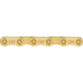 YBN MK12E Flat-Top 12-Speed E-Bike Chain 136L (Ti-Gold)