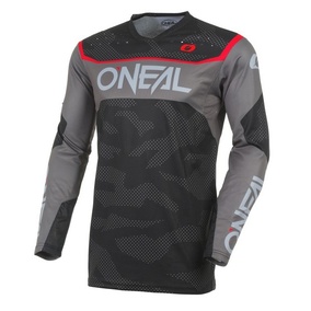 ONEAL 27 HARDWEAR CAMO JERSEY - BLACK/GREY/RED 