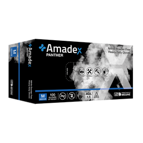 Amadex Panther Nitrile Gloves Black 100PC