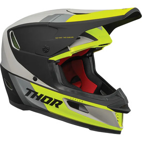 THOR MX Reflex Apex Helmet Acid/Grey S22