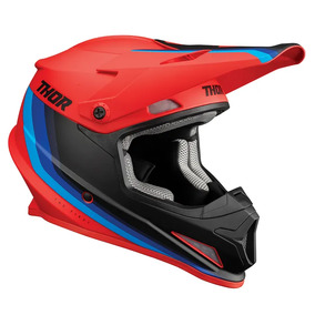 THOR MX Sector Runner MIPS Helmet Red/Blue