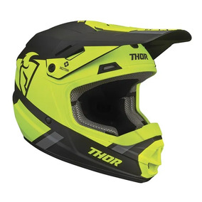 THOR MX Sector Split MIPS Helmet Youth Acid Black