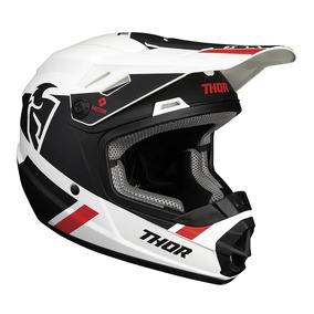 THOR MX Sector Split MIPS Helmet Youth White/Black
