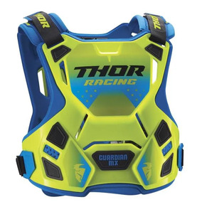 THOR MX Guardian Chest Protector Youth Green/Blu