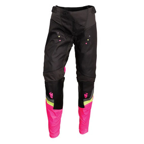 THOR MX S22 Pulse Pant Women Charcoal/Pink