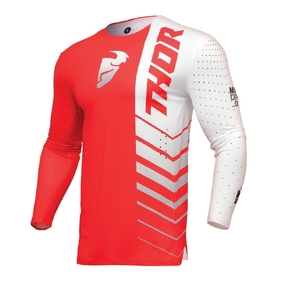 THOR MX JERSEY PRIME ANALOG RD/WH