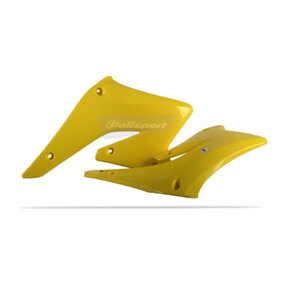 Suzuki RMZ250 04-06 Radiator Scoops Yellow