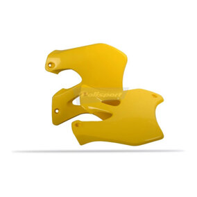Suzuki RM125/250 96-98 Radiator Scoops Yellow