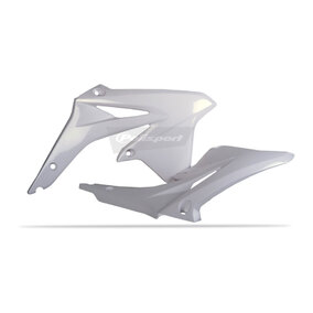 Suzuki RMZ450 08-17 Radiator Scoops White