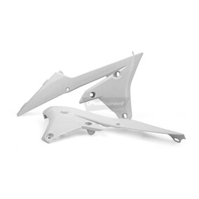 Yamaha WRF250 / WRF450 YZ250F/450F 14-19 Radiator Scoops White