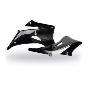 Yamaha YZ250F YZ450F 06-09 Radiator Scoops Black