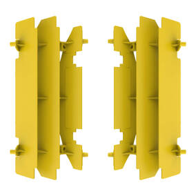 POLISPORT SUZUKI RM125 / RM250 / DRZ400 RADIATOR LOUVERS - YEL