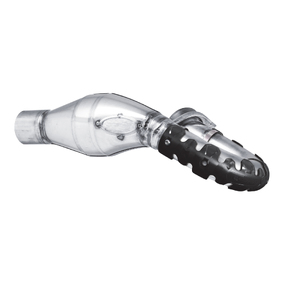 POLISPORT ARMADILLO HEAD PIPE GUARD LONG 40cm BLK