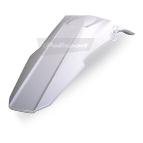 POLISPORT SUZUKI RMZ450 08-17 REAR FENDER - WHT