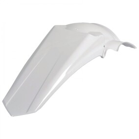 POLISPORT YAMAHA WR250F 07-14 WR450F 07- 15 REAR FENDER - WHT