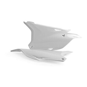 POLISPORT KAWASAKI KX85 14-25 KX112 22-25 SIDE PANELS - WHT