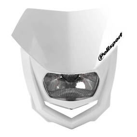 POLISPORT HONDA KTM YAMAHA KAWASAKI SUZUKI HALO HEADLIGHT WHT/WHT