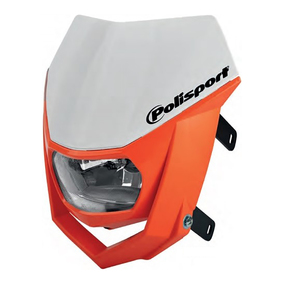 POLISPORT HONDA KTM YAMAHA KAWASAKI SUZUKI HALO HEADLIGHT WHT/ORG
