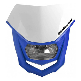 POLISPORT HONDA KTM YAMAHA KAWASAKI SUZUKI HALO HEADLIGHT WHT/BLUE