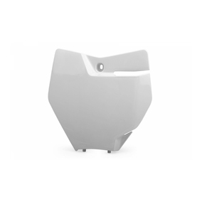 POLISPORT KTM SX SXF XC XCF 16-18 WHT NUMBER PLATE