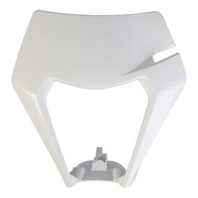 POLISPORT KTM EXC EXCF 20-23 WHT NUMBER PLATE / HEADLIGHT MASK 