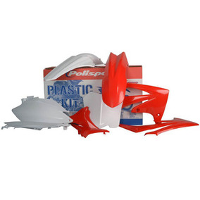 Honda CRF250R 11-13 CRF450R 11-12 Plastics Kit Red/White