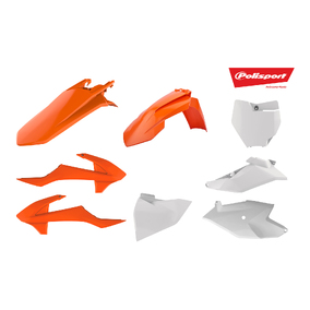 Polisport KTM 85SX 18-24 OEM Orange/White Plastics Kit