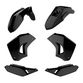 Kawasaki KLR650 08-18 Plastics Kit Black