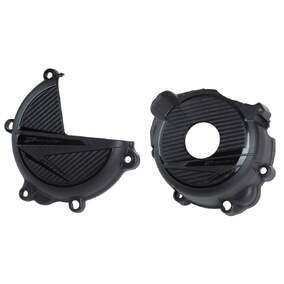 Suzuki DRZ400 00-24 Clutch & Ignition Cover Black