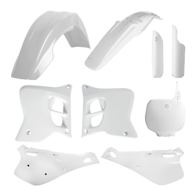Yamaha YZ125 YZ250 93-95 Plastics Kit White