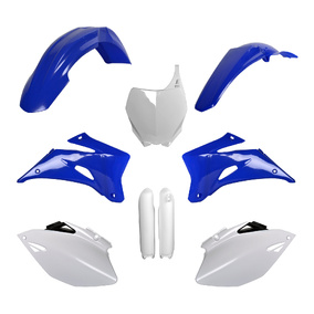 Yamaha YZ250F YZ450F 08-09 Full Plastics Kit OEM Blue/White