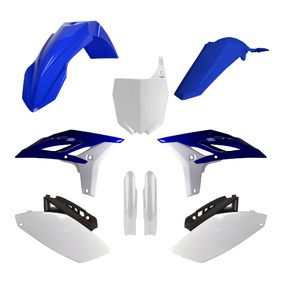 Yamaha YZ250F 10-13 OEM Plastics Kit Blue/White