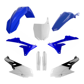 Yamaha YZ250F 14-18 OEM Full Plastics Kit Blue/White