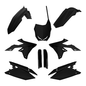 POLISPORT SUZUKI RMZ250 19-25 RMZ450 18-25 BLACK FULL PLASTICS KIT 