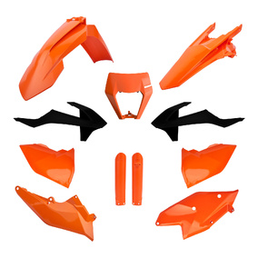 KTM EXC EXCF 17-19 Full Enduro Plastics Kit w/Mask