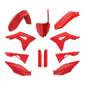 Honda CRF450R 17-20 CRF250R 18-21 Plastics Kit - Red