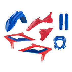 POLISPORT BETA RR 2T / 4T 23-24 OEM BLUE / RED FULL PLASTICS KIT