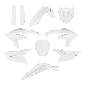 Polisport YamahaYZ250F YZ450FX 24-26 YZ250FX 2025 YZ450F 23-25 Plastics Kit - White