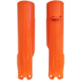 RTech KTM 125-450 SX / SXF 23-24 Orange Fork Protectors