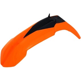 RTech KTM 65SX 09-11 Orange/Black Fork Protectors 