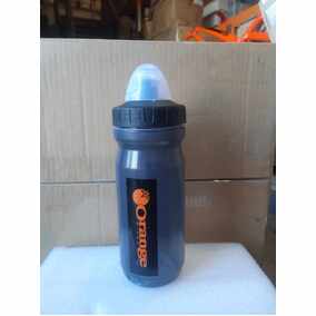 Orange Bikes Water Bottle with Lid 600ml