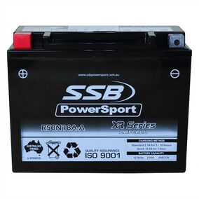 SSB Powersport XR Series High Performance AGM 12V 21AH Motorcycle Battery