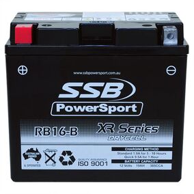SSB Powersport XR Series High Performance AGM 12V 19AH Motorcycle Battery