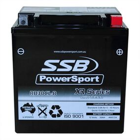 SSB Powersport XR Series High Performance AGM 12V 30AH Battery